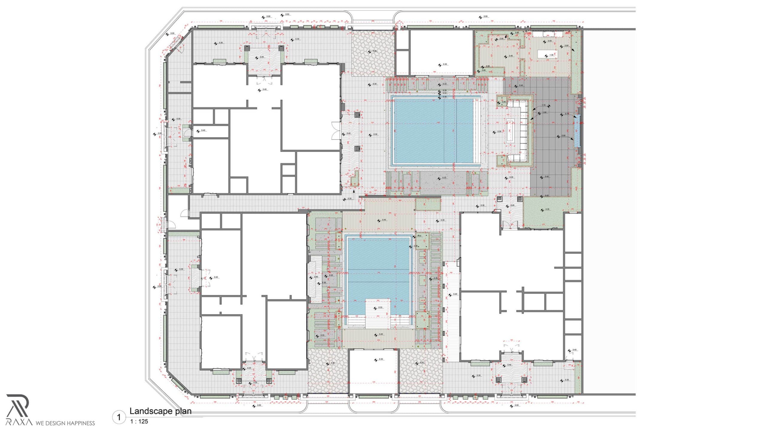 Site plan detals scaled